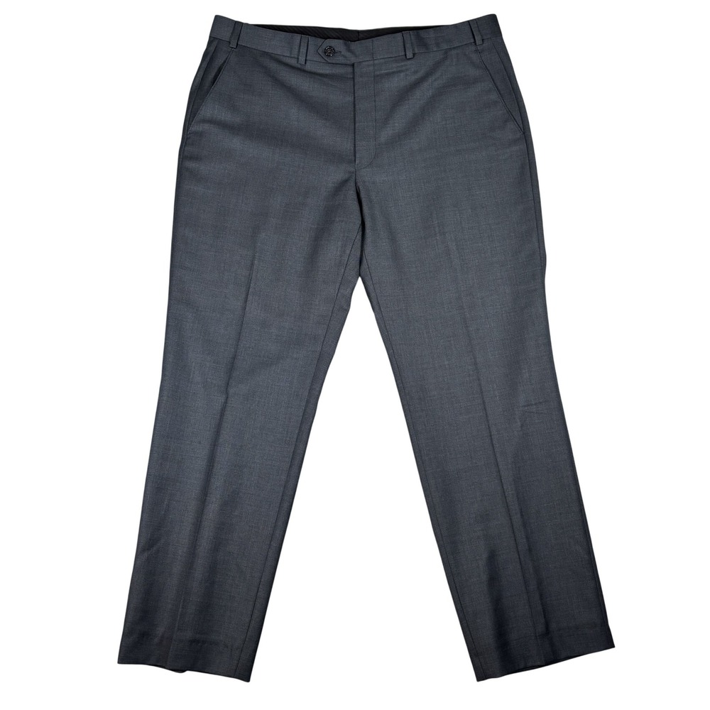 Lauren Ralph Lauren Dress Pants Mens 36x28 Gray Flat Front Trousers